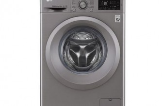 LG F4J5TN7S, Masina de spalat rufe, Direct Drive, 8 kg, 1400 RPM, Clasa A+++, 60 cm, Argintiu