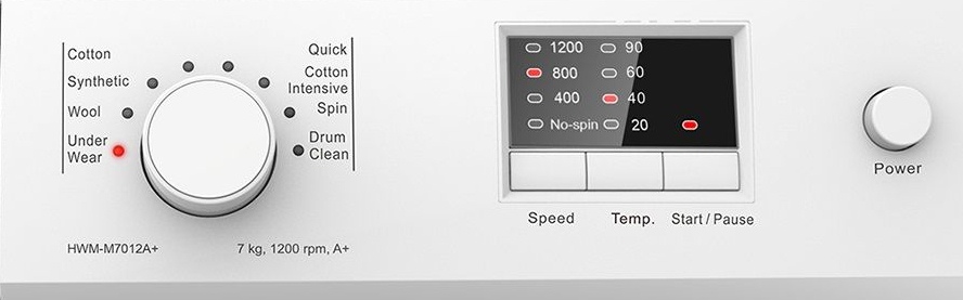 Heinner HWM-M7012A+ programe si functii