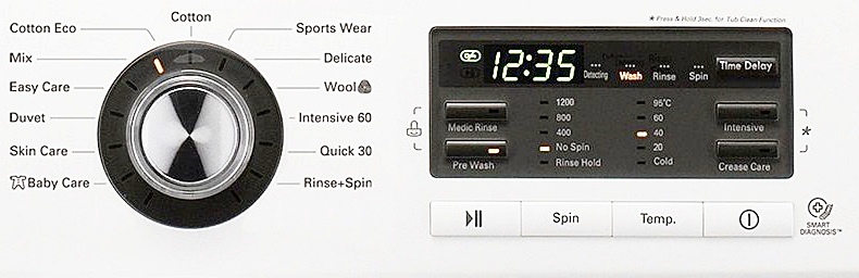 LG F1296TDA3 6 MOTION functii si programe