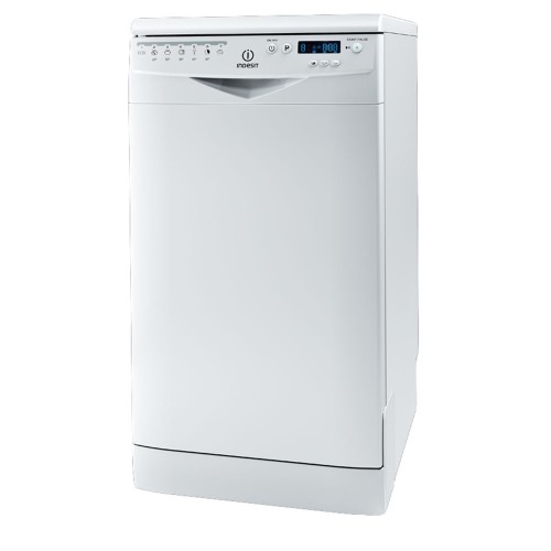 Masina de spalat vase Indesit DSR 57M19 A, 10 Seturi, 7 Programe, Clasa A+, 45 cm, Alb