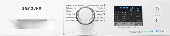Samsung Eco Bubble WF60F4E0W0W review, pret, pareri, opinii masina de spalat comenzi