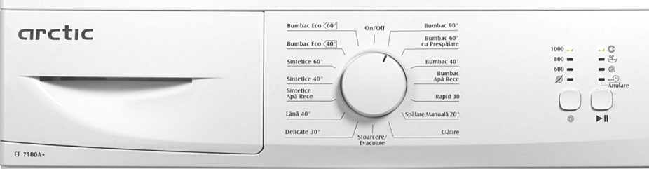 Arctic EF7100A+ programe si functii