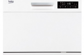 Beko DTC36610W, Masina de spalat vase, 6 seturi, 6 programe, Clasa A+, 55 cm, Alb