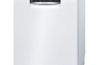 Bosch SMS46KW00E, Masina de spalat vase, 13 seturi, 6 programe, Clasa A++, 60 cm, Alb