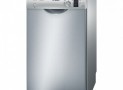 Bosch SPS53E18EU, Masina de spalat vase, 9 seturi, 5 programe, 45 cm, Clasa A+, Argintiu/Inox