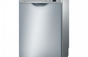 Bosch SPS53E18EU, Masina de spalat vase, 9 seturi, 5 programe, 45 cm, Clasa A+, Argintiu/Inox