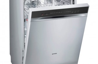 Gorenje GS62215X, Masina de spalat vase autonoma, 2 cosuri, 7 programe, A++, Argintiu