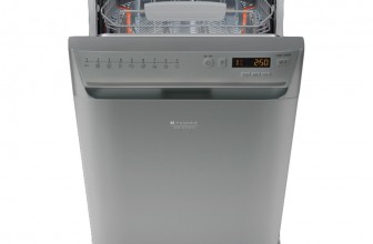 Hotpoint-Ariston LSFF 9M124 CX EU, Masina de spalat vase, 10 Seturi, 9 Programe, Clasa A++, 45 cm, Display digital, Inox