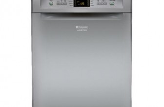 Hotpoint LFF 8M132 IX EU, Masina de spalat vase, 14 Seturi, 8 Programe, Clasa A+++, 60 cm, Display digital, Inox