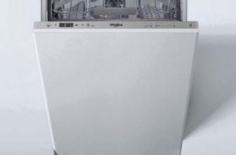 Whirlpool WSIC 3M17, Masina de spalat vase incorporabila, 10 seturi, 6 programe, 6th Sense, Clasa A+, 45 cm
